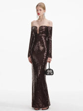 Patchwork Sheer Mesh Dress