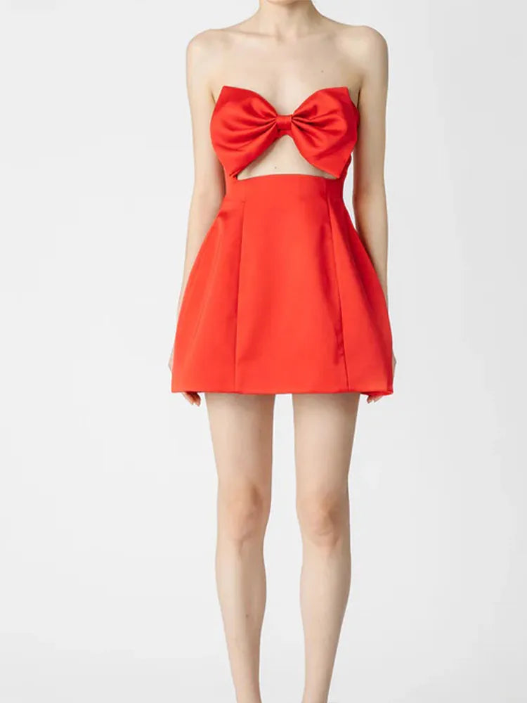 Satin Mini Dress