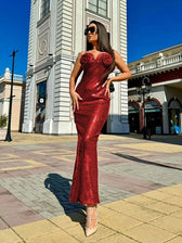 Sequin Maxi Dress