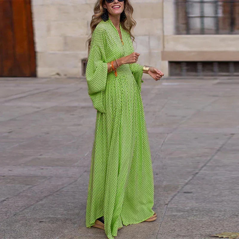 Sophie Timeless Stunning V Neck Dress Premium Wardrobe Essential