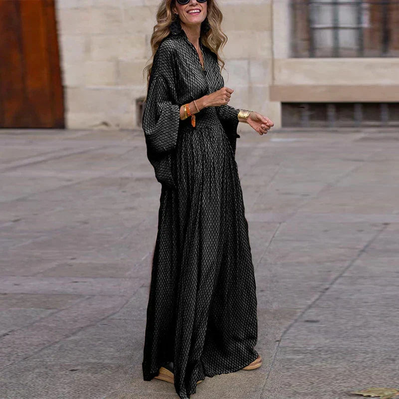Sophie Timeless Stunning V Neck Dress Premium Wardrobe Essential