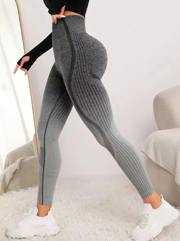 Gradient Seamless Gym Fitness Workout Yoga Legging