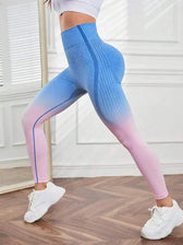 Gradient Seamless Gym Fitness Workout Yoga Legging