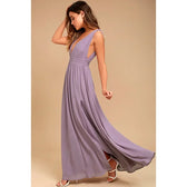 Backless Sheer Mesh Maxi Dress