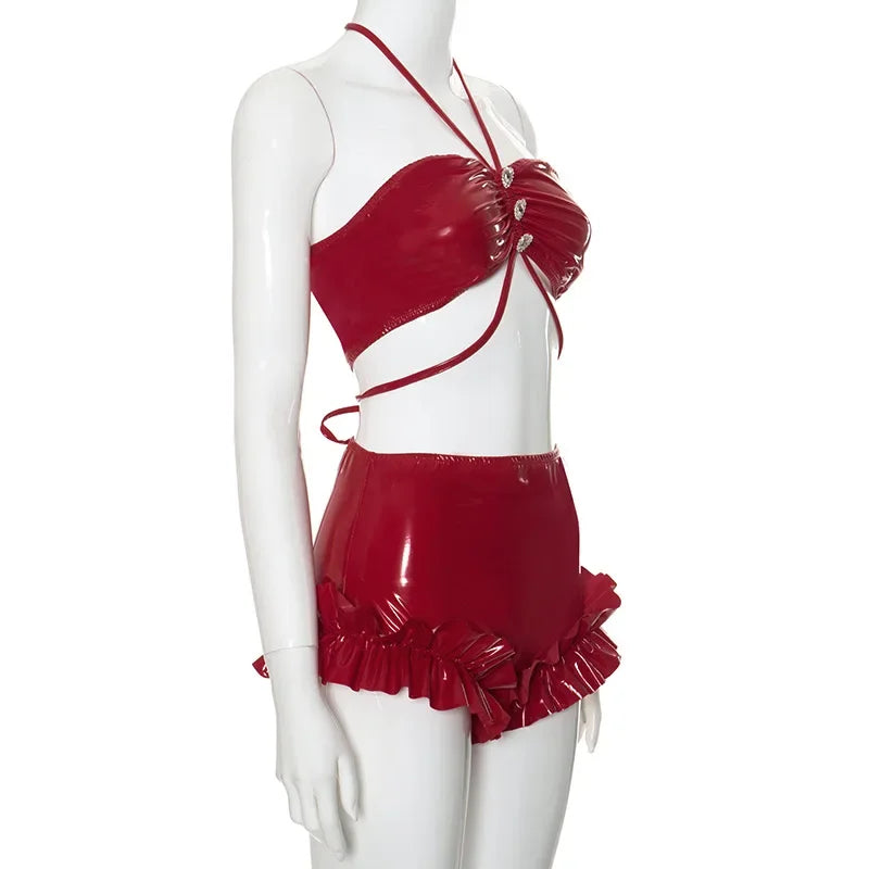 Going Down Swinging Shorts Set