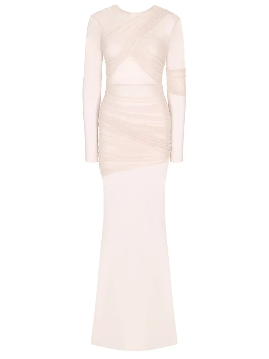 CLEMENTINE MESH MAXI DRESS