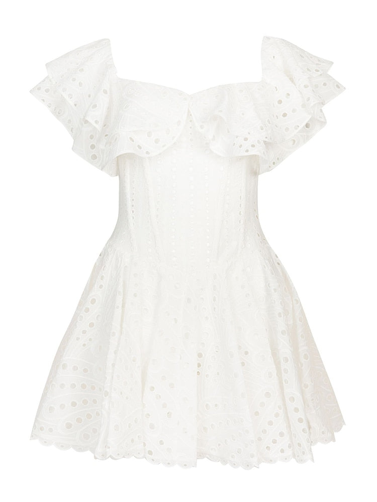 MARINA MINI DRESS White