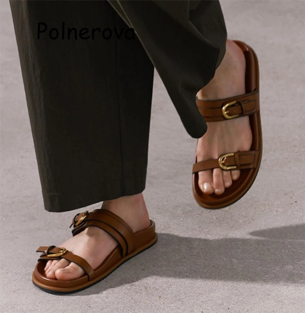 A Cruel Smile Flat Sandals