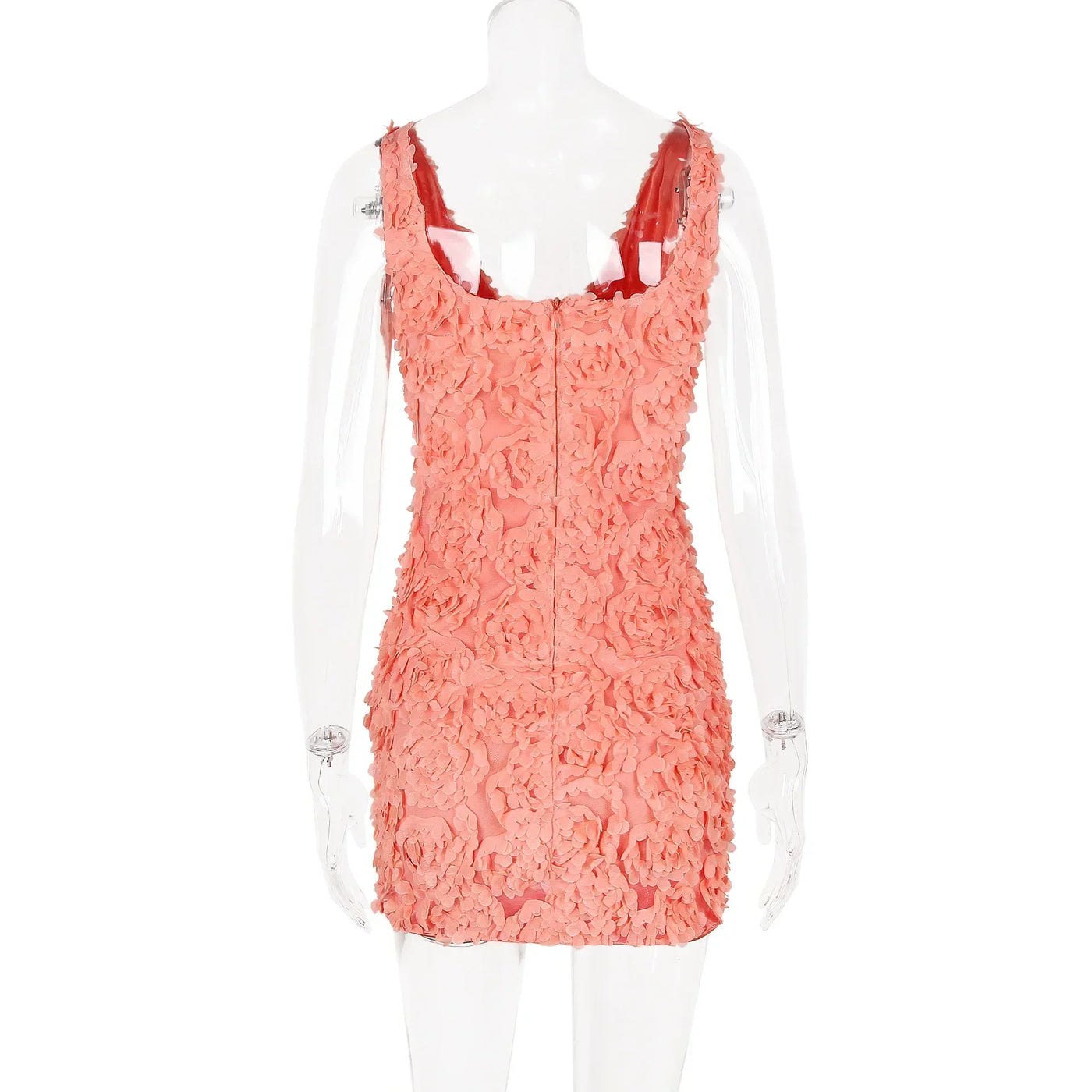 Deep V-Neck Mini Dress