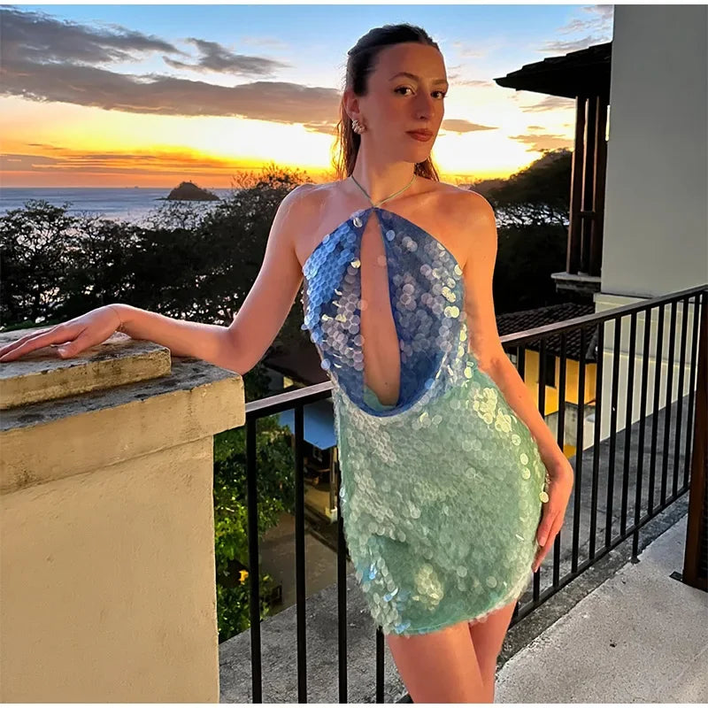 MADISON SEQUIN MINI DRESS