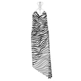 Undercover Open Back Satin Maxi Dress 4
