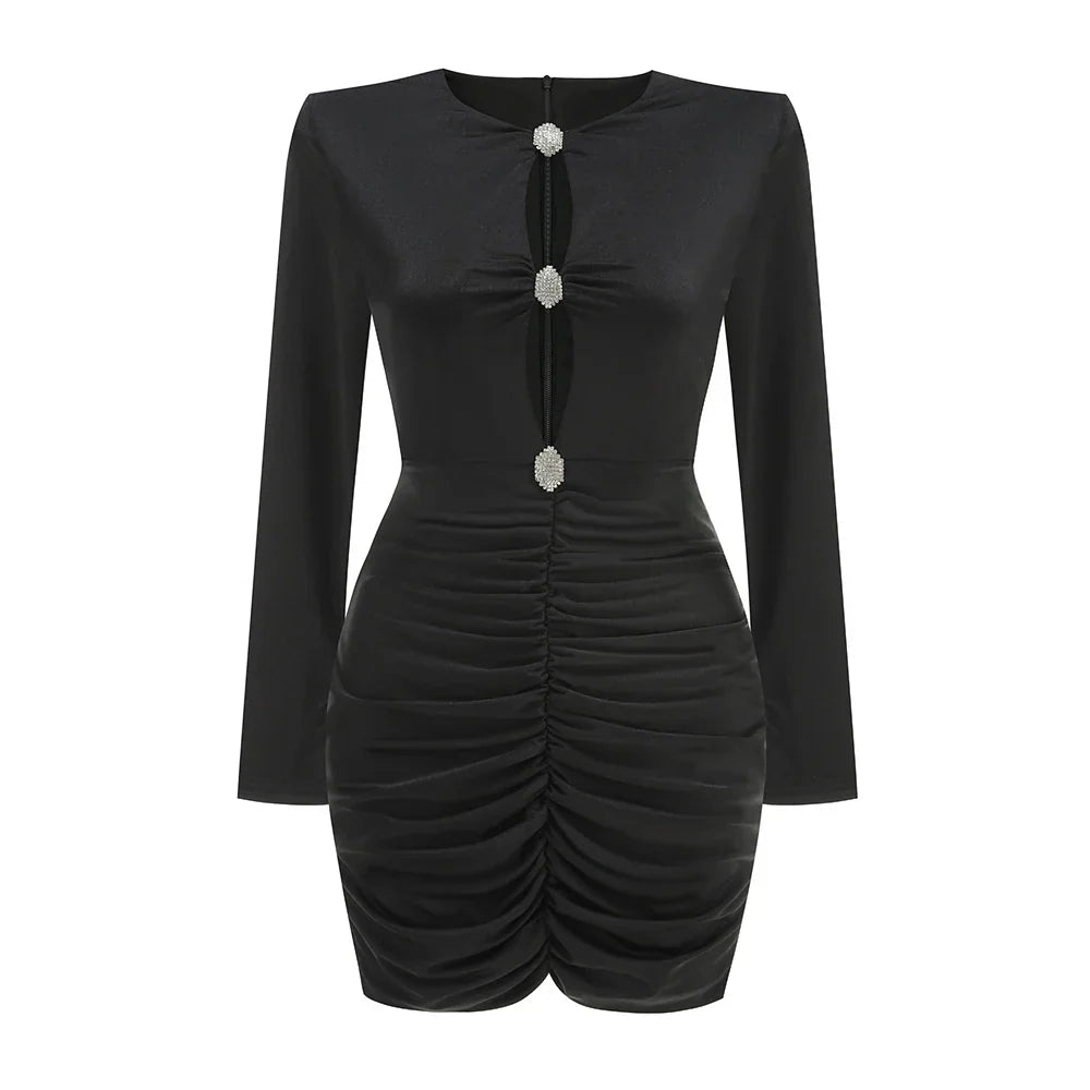 LAUREN MINI DRESS Black