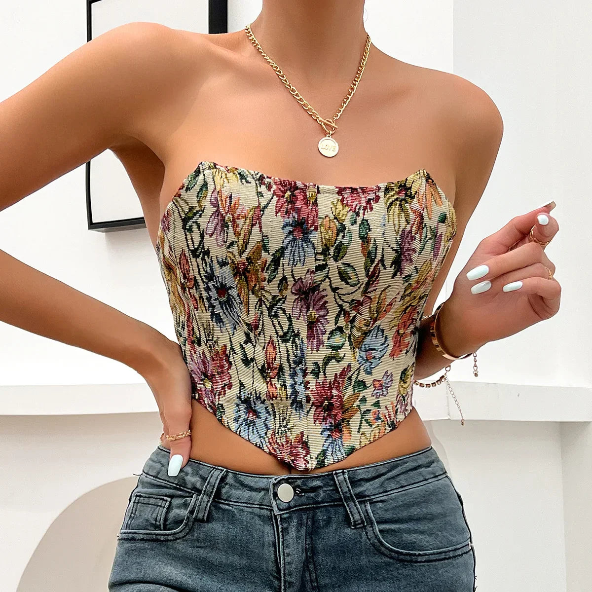 Be My Yours Bustier Top