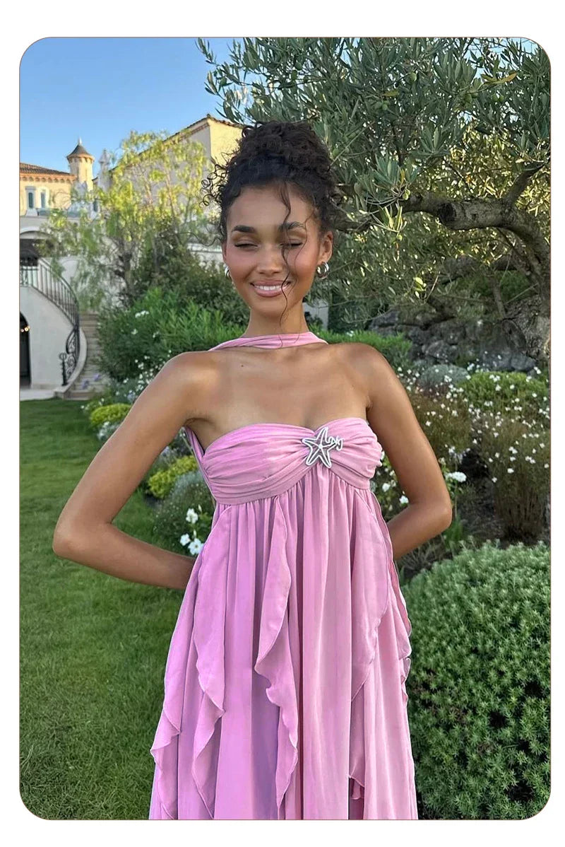 MORGAN RUFFLE DRESS
