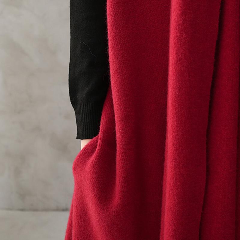 Short Sleeve Pure Color Knit Dress