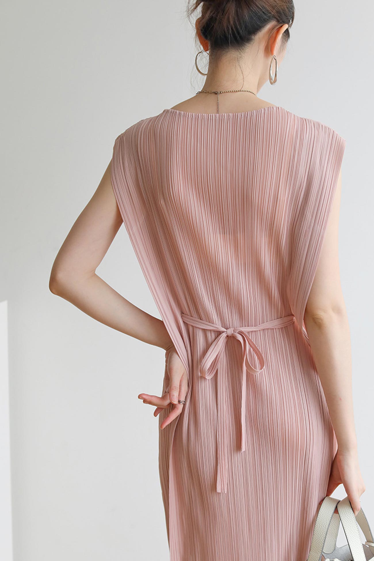Lace Ruched Midi Dress