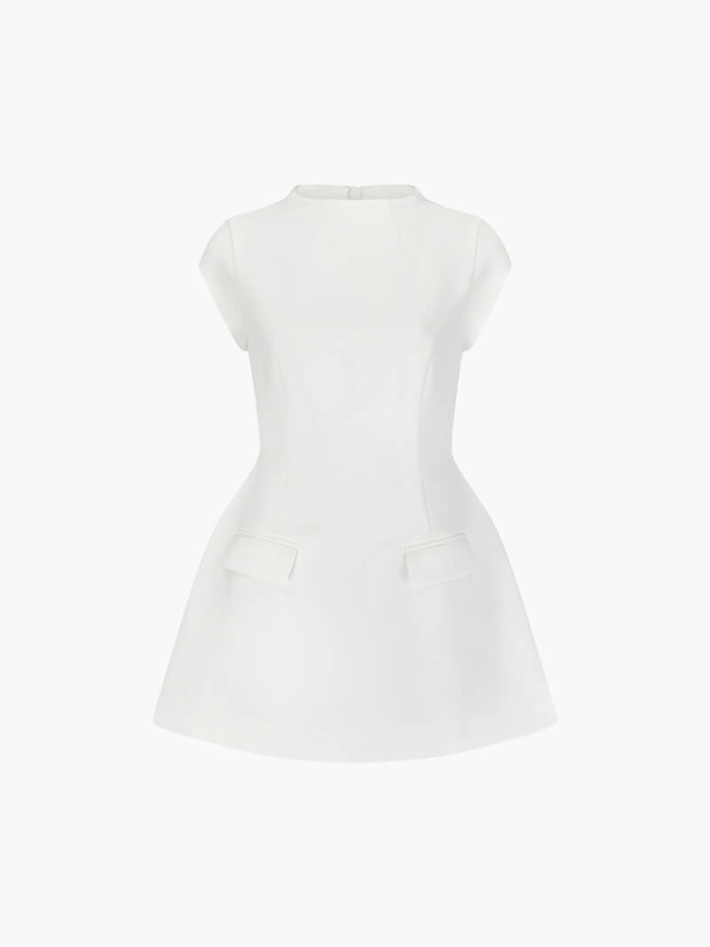 Ella mini dress white