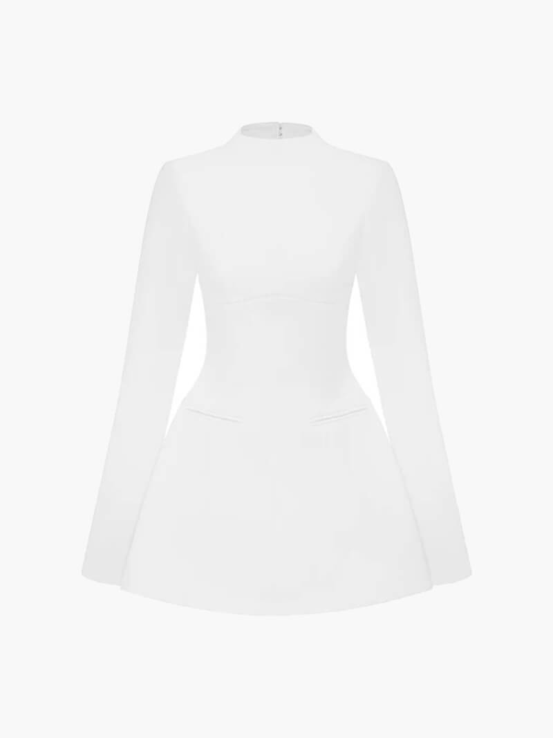 Elysia Mini Dress White