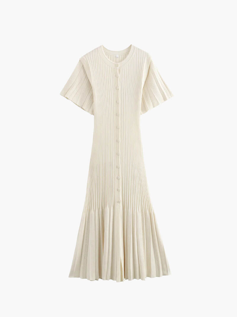 Gina midi dress Creme