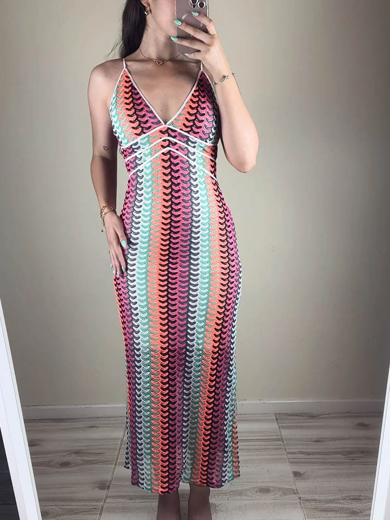 Mia dress Multicolor pink