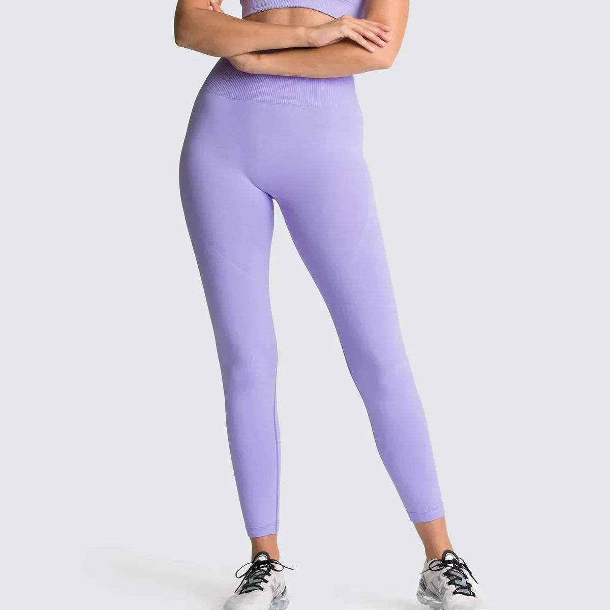 Sport Seamless High Waist Yoga Butt Lift Legging Light Blue / S