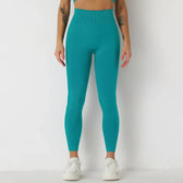 Sport Seamless High Waist Yoga Butt Lift Legging Lightgreen / S