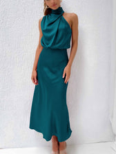 Sleeveless Off Shoulder Bodycon Elegant Maxi Dresses Wedding 12