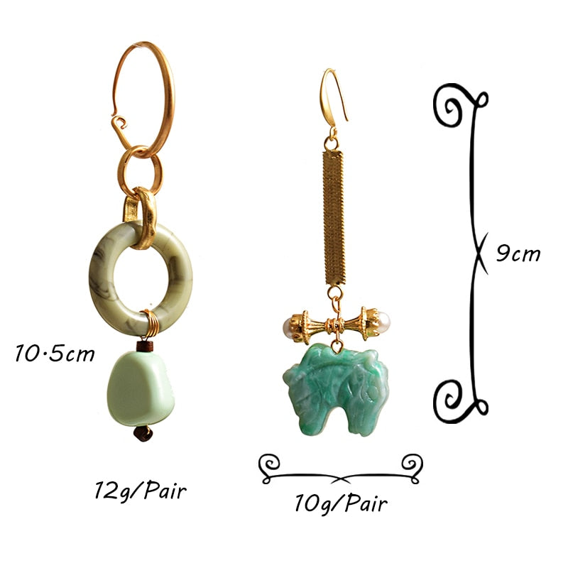 Vintage Hoop And Hook Earrings