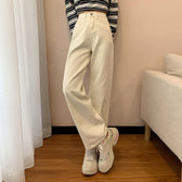 High-Waist Wide-Leg Denim Jeans