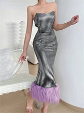Backless Midi Dress