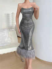 Backless Midi Dress
