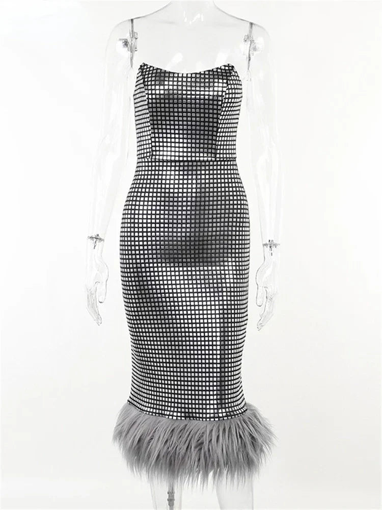 Backless Midi Dress