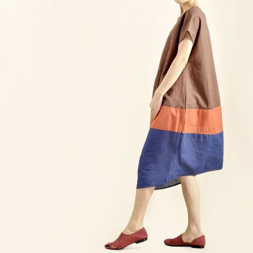 Sweet summer time cotton dress linen maxi dress