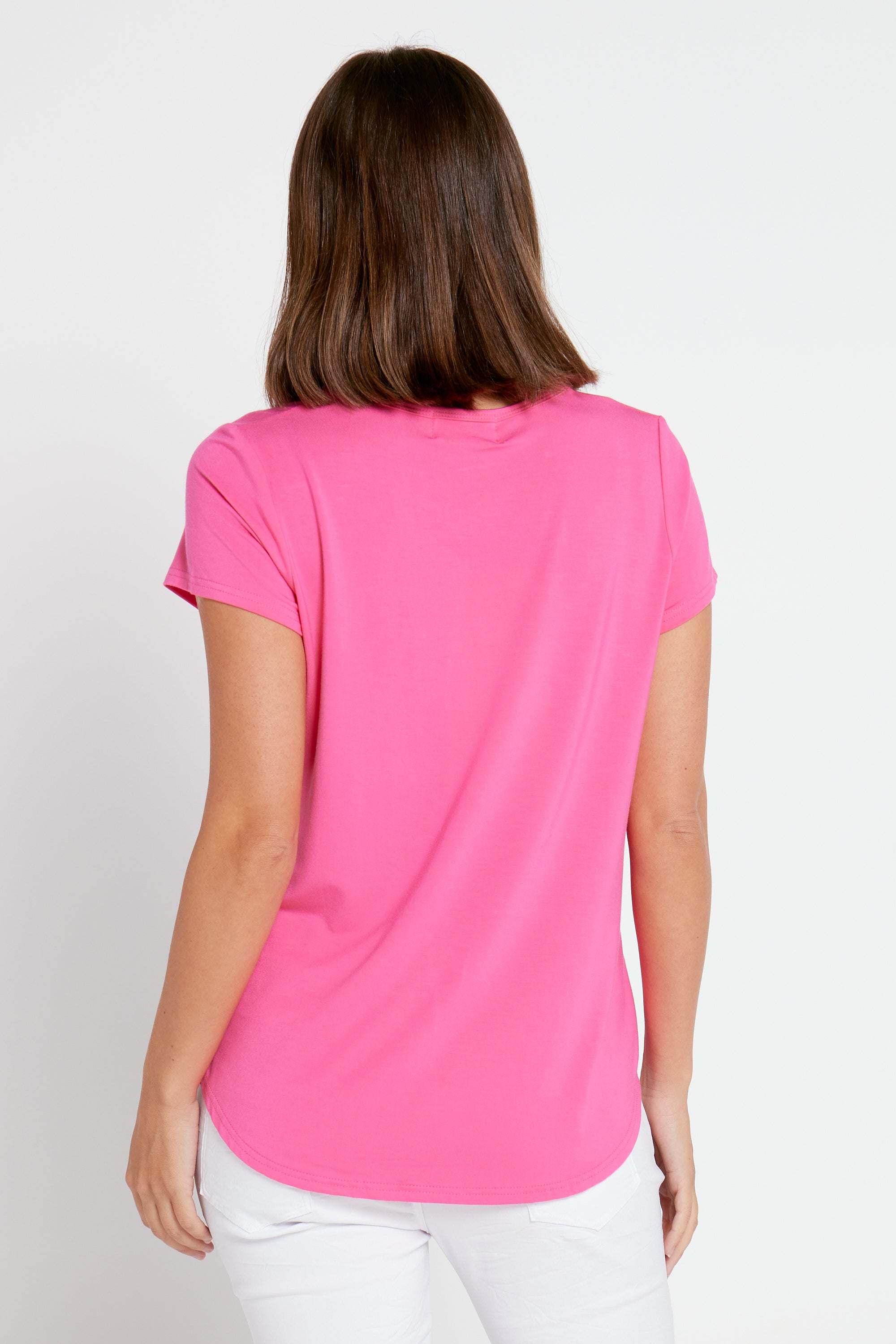 Bamboo Tee - Hot Pink