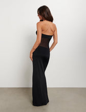 Floral Mesh Strapless Mermaid Maxi Dress 10