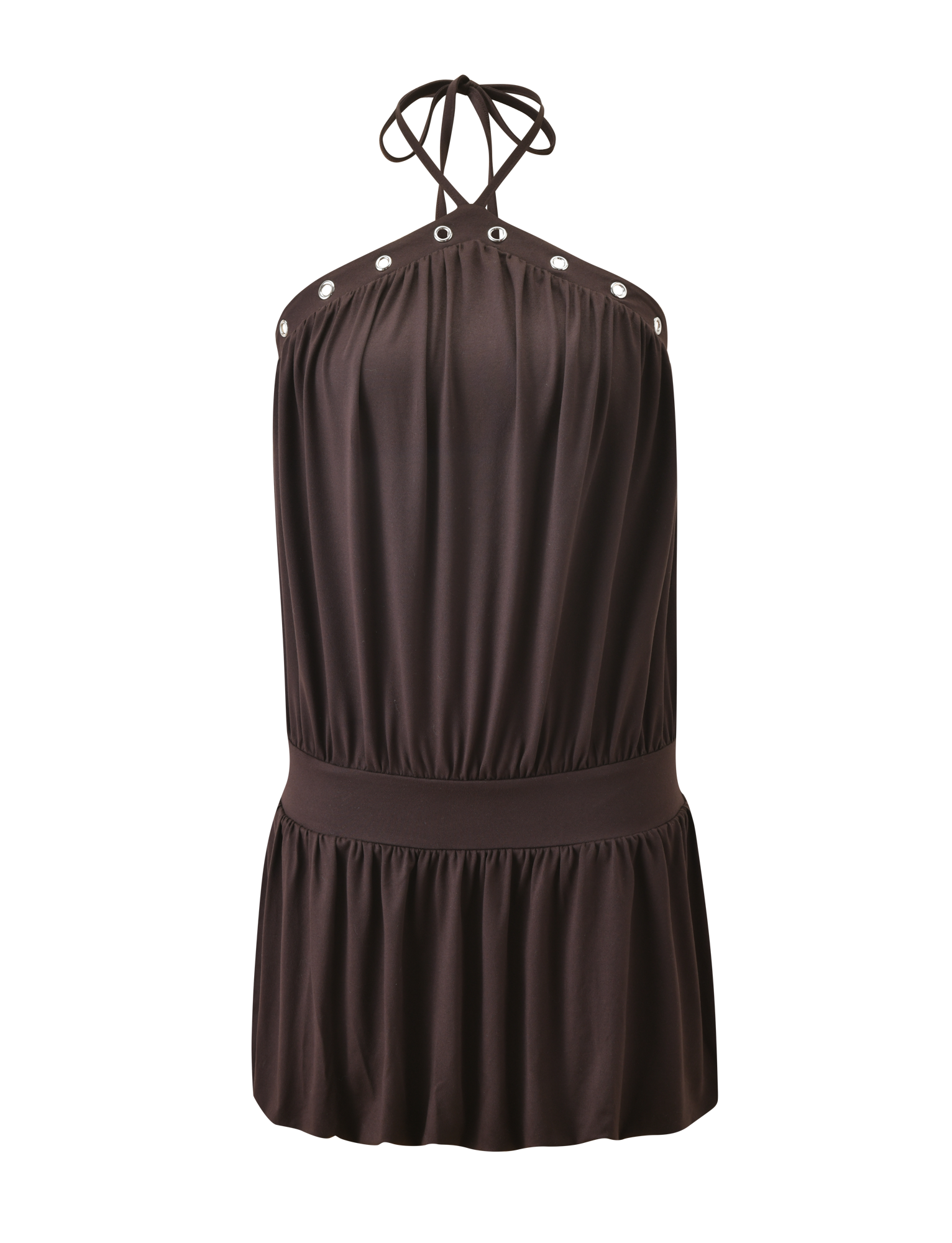 NATASHA DRESS - CHOCOLATE