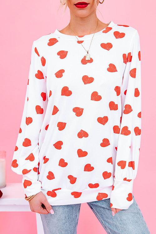 First Love Heart Long Sleeve T Shirt
