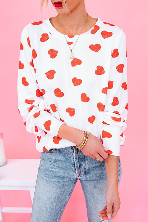 First Love Heart Long Sleeve T Shirt