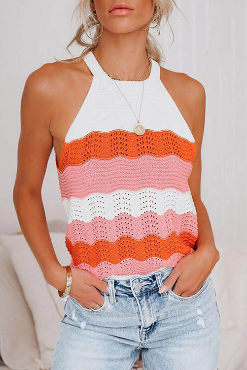 Colorblock Tank Top