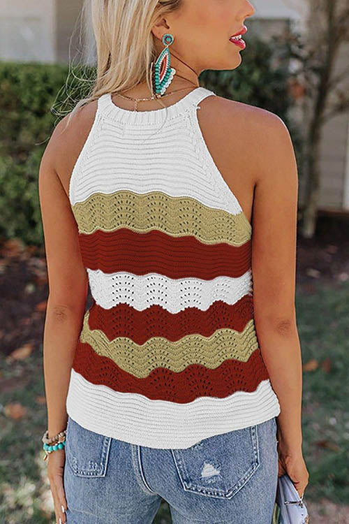 Colorblock Tank Top