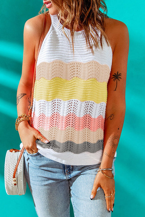 Colorblock Tank Top