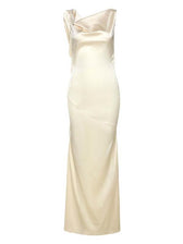 Tamsin Backless Satin Maxi Dress 6