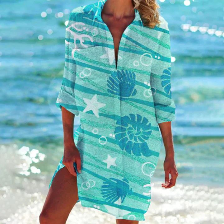 Isabel Premium Summery Shirt Dress Designer Edit