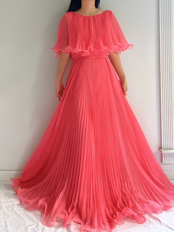 Elegant Blue Pleated A Line Prom Dress Formal Party Evening Dress cc1832