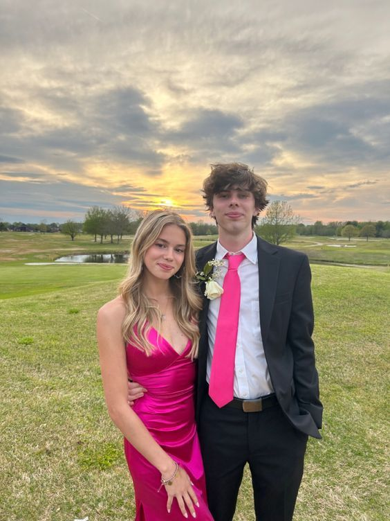 Hot Pink Long Prom Dresses Evening Party Formal Gowns cc951