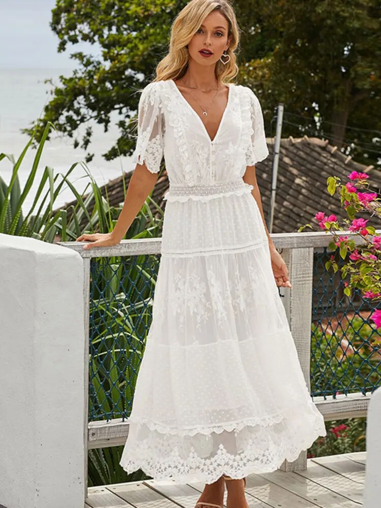 Meta Minimalist White Dress Designer Edit