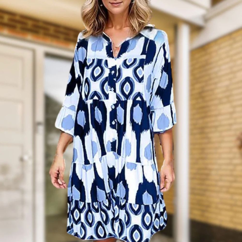 Rita Timeless Beautiful Printed Dress Premium Wardrobe Essential