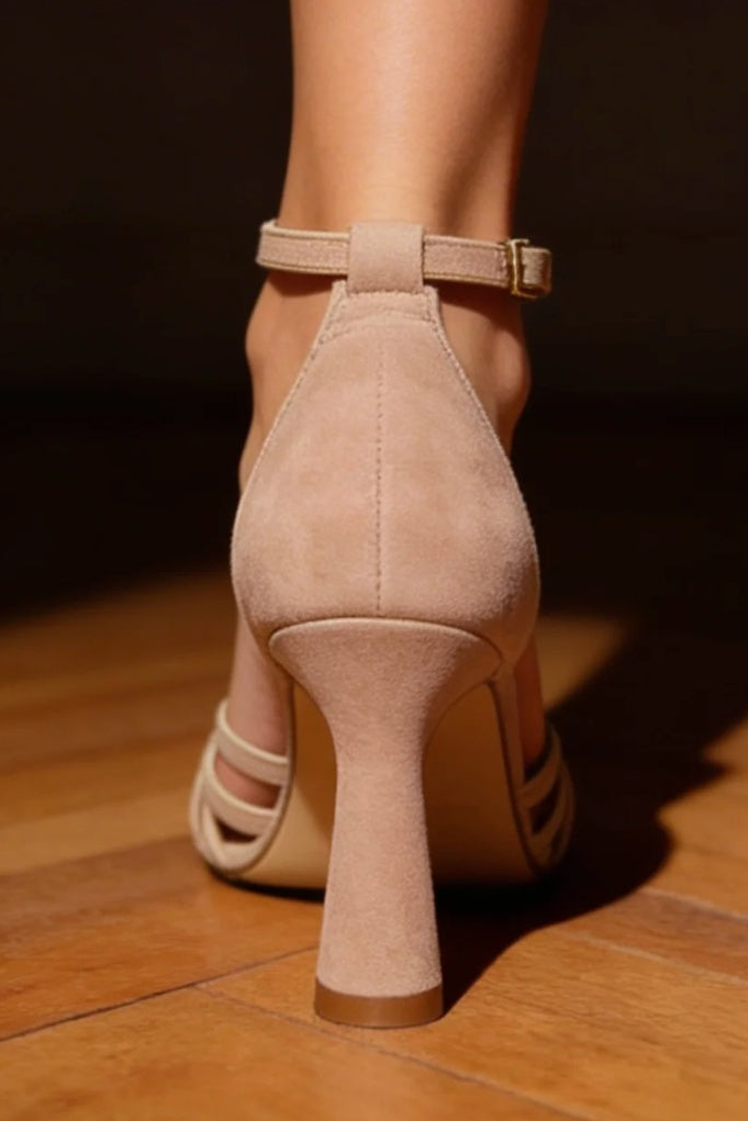 Strappy Ankle Strap Stiletto Heel Sandals