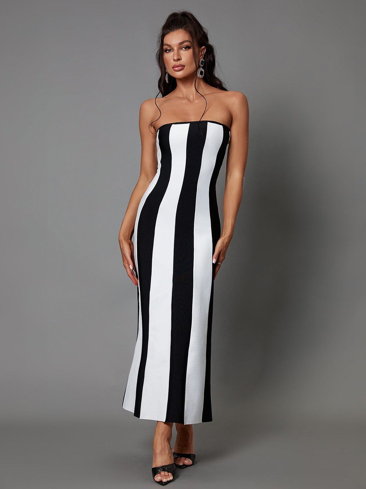 Vashti Strapless Bandage Maxi Dress 2