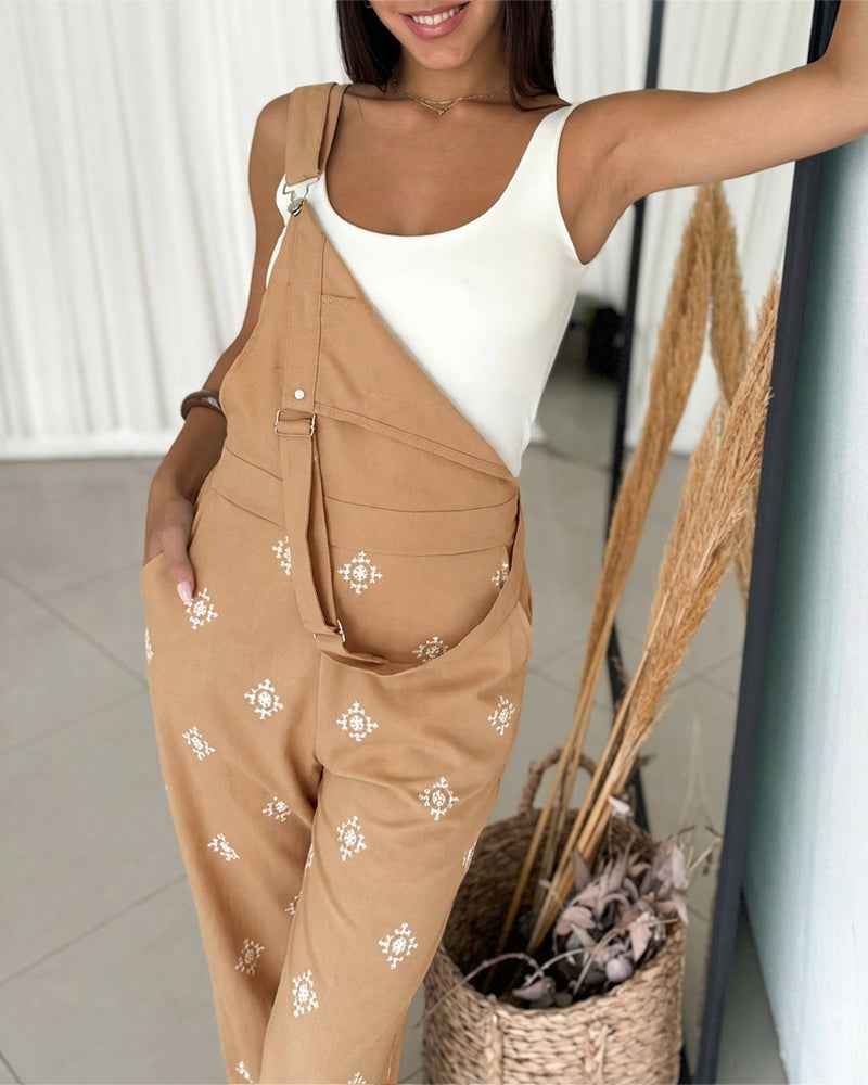 Stylish Vintage Tribal Jumpsuit for Women | Comfortable & Versatile